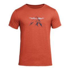 Devold Męska Koszulka Nipa Tee Ceglany Xl. Różowe koszulki sportowe męskie marki Devold, xl, z wełny, z krótkim rękawem. Za 315,00 zł.