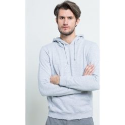 Review - Bluza. Szare bluzy męskie Review, m, bez wzorów, z bawełny, z kapturem, bez rękawów, z kapturem. W wyprzedaży za 99,90 zł.