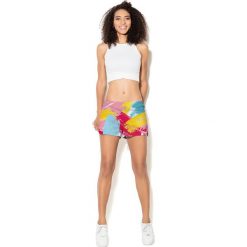 Colour Pleasure Spodnie damskie CP-020 275 niebiesko-żółte r. M/L. Niebieskie spodnie sportowe damskie marki Colour pleasure, l. Za 72,34 zł.