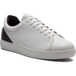 Sneakersy EMPORIO ARMANI - X4X224 XL459 A222 Opt.White/Opt.White. Białe półbuty męskie marki Emporio Armani, na co dzień, ze skóry. W wyprzedaży za 499,00 zł.