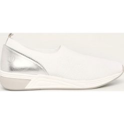 Marco Tozzi - Buty. Białe buty sportowe damskie Marco Tozzi, bez wzorów, z gumy, sportowe. Za 199,90 zł.