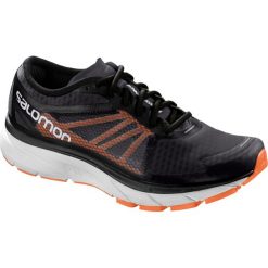 Buty Salomon Sonic RA M Czarne. Czarne buty sportowe męskie marki Salomon, z gumy, bez zapięcia, do biegania. Za 399,99 zł.