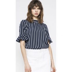 Vero Moda - Top Nicky. Niebieskie bluzki z odkrytymi ramionami marki Vero Moda, s, z poliesteru. W wyprzedaży za 49,90 zł.