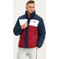 Kurtka puchowa Fila Pelle 687241. Niebieskie kurtki męskie Fila, m, bez wzorów, z poliesteru, bez kaptura. W wyprzedaży za 399,00 zł.
