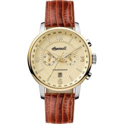 ZEGAREK INGERSOLL THE GRAFTON QUARTZ CHRONOGRAPH I00603. Żółte zegarki męskie marki INGERSOLL, ze stali. Za 1590,00 zł.