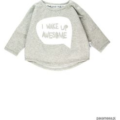 Bluzy dziewczęce: Bluza I wake up awesome – szary