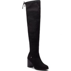 Muszkieterki BIG STAR - BB274534 Black. Czarne kozaki damskie marki BIG STAR, z tworzywa sztucznego, przed kolano, na wysokim obcasie, na obcasie. W wyprzedaży za 179,00 zł.