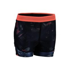 Spodenki fitness kardio 520 damskie. Brązowe spodenki sportowe damskie DOMYOS, s, bez wzorów, z elastanu, na fitness i siłownię. Za 64,99 zł.