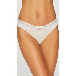 Esotiq - Stringi Claudia. Brązowe stringi Esotiq, l, z dzianiny. W wyprzedaży za 49,90 zł.