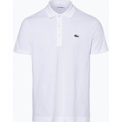 Lacoste - Męska koszulka polo, czarny. Czarne koszulki męskie Lacoste, s, bez wzorów, ze skóry, sportowe, polo, bez rękawów. Za 249,95 zł.