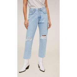 Mango - Jeansy Havana. Niebieskie jeansy damskie Mango, z podwyższonym stanem. Za 139,90 zł.