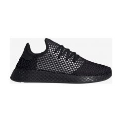 Adidas Originals Deerupt Runner Tenisówki Czarny. Czarne trampki męskie adidas Originals, bez wzorów, z materiału, bez zapięcia. Za 430,95 zł.