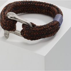 Bransoletki męskie: Pig & Hen FAT FRED Bransoletka black/brown