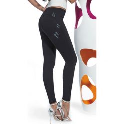 Legginsy damskie Iggy z efektem push-up. Szare legginsy damskie marki Basbleu, z elastanu. Za 103,99 zł.