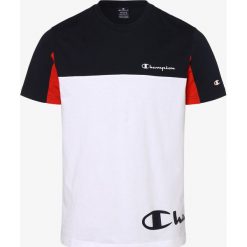 Champion - T-shirt męski, niebieski. Niebieskie t-shirty męskie Champion, xxl, z nadrukiem, z bawełny, bez kołnierzyka. Za 99,95 zł.
