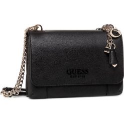 Torebka GUESS - Holly (VG) HWVG76 69210 BLACK. Czarne torebki klasyczne damskie Guess, z aplikacjami, ze skóry ekologicznej, wizytowe, na ramię, zdobione, bez dodatków. W wyprzedaży za 479,00 zł.