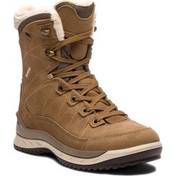 Trekkingi LOWA - Leventina Gtx Mid Ws GORE-TEX 420510 Taupe/Cream 4601. Brązowe buty trekkingowe damskie Lowa. W wyprzedaży za 899,00 zł.