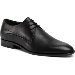 Półbuty HUGO - Appeal 50419898 10222256 01 Black 001. Czarne buty wizytowe męskie HUGO, ze skóry, eleganckie. Za 849,00 zł.