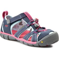 Sandały KEEN - Seacamp II Cnx 1012558 Midnight Navy/Corydalis Blue. Czerwone sandały chłopięce marki Keen, z materiału. W wyprzedaży za 169,00 zł.