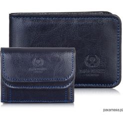 Prezent: Skórzany portfel damski+etui na karty. Szare portfele damskie Pakamera. Za 85,00 zł.