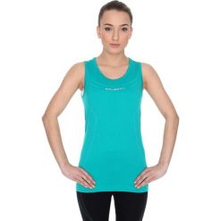 Brubeck Koszulka damska Athletic bez rękawów turkusowa r.XL (TA10200). Niebieskie topy sportowe damskie marki Brubeck, xl. Za 59,98 zł.