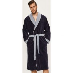 Hugo Boss - Szlafrok. Niebieskie szlafroki męskie m, z bawełny. Za 939,90 zł.