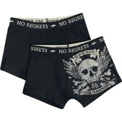 Rock Rebel by EMP Devil's Plaything Bokserki czarny. Czarne bokserki męskie marki Rock Rebel by EMP, z nadrukiem. Za 62,90 zł.