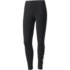 Spodnie damskie: Adidas Legginsy Sportowe Ess Linear Tight Black/White Xs