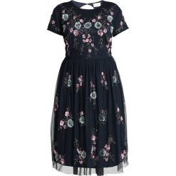 Lace & Beads Curvy NOBO DRESS Sukienka koktajlowa navy. Niebieskie sukienki koktajlowe Lace & Beads Curvy, z materiału. Za 489,00 zł.
