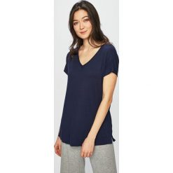 Lauren Ralph Lauren - Top piżamowy. Szare piżamy damskie Lauren Ralph Lauren, s, bez wzorów, z elastanu, bez kołnierzyka. W wyprzedaży za 99,90 zł.