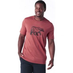 Męski T-shirt SMARTWOOL Merino 150 czerwony. Czerwone t-shirty męskie Smartwool, m, bez wzorów, z wełny, bez kołnierzyka. Za 192,99 zł.