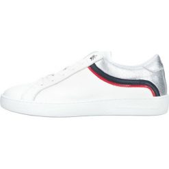 Tommy Hilfiger Iconic Tenisówki Biały. Białe trampki i tenisówki damskie TOMMY HILFIGER, bez wzorów, ze skóry, bez zapięcia. Za 654,95 zł.