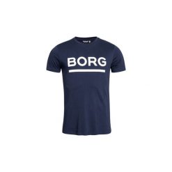 T-shirty z krótkim rękawem Björn Borg Samir Tee Navy. Niebieskie t-shirty męskie Björn Borg, xl, bez wzorów, bez kołnierzyka, krótkie. Za 100,74 zł.