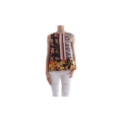 Bluzki Kaos Collezioni KPJTZ047. Bluzki damskie Kaos Collezioni, bez wzorów, bez kołnierzyka, bez rękawów. Za 137,36 zł.