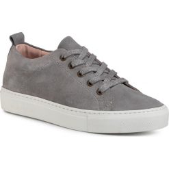Tenisówki MANEBI - Flat Snk W A C.1 Si Grey. Szare półbuty damskie Manebi, bez wzorów, ze skóry, bez obcasa, bez zapięcia. Za 649,00 zł.