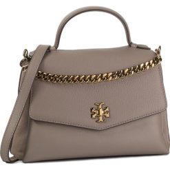 Torebka TORY BURCH - Kira Mixed-Materials Small Top-Handle Satchel 59705 Gray Heron 082. Pomarańczowe topy damskie Tory Burch, bez wzorów, ze skóry, z klasycznym kołnierzykiem. Za 1949,00 zł.