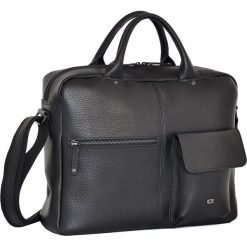Skórzana torba na laptopa Daag Shaker 49 czarna. Czarne torby na laptopa daag, ze skóry. Za 569,99 zł.