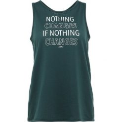 Topy sportowe damskie: Lorna Jane CROSS OVER TANK Top jungle green