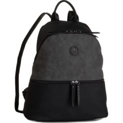 Plecak RIEKER - H1052-00 Schwarz Kombi. Czarne plecaki damskie Rieker, bez wzorów, ze skóry ekologicznej, eleganckie, bez dodatków. Za 179,00 zł.