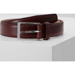 Tiger of Sweden HELMI Pasek dark brown. Brązowe paski męskie Tiger of Sweden, w paski, z materiału. Za 369,00 zł.