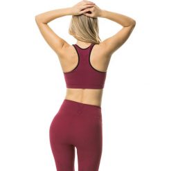 Cardio Bunny - Biustonosz sportowy Fire. Różowe biustonosze damskie termoaktywne Cardio Bunny, s, bez wzorów, z elastanu. W wyprzedaży za 59,90 zł.