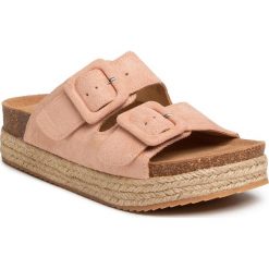 Espadryle REFRESH - 69646 Nude. Różowe espadryle damskie Refresh, bez wzorów, ze skóry, bez obcasa. Za 169,00 zł.