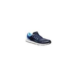 Buty do chodu sportowego RW 500 niebieskie. Niebieskie buty sportowe damskie NEWFEEL, bez wzorów, z poliesteru, sportowe, trekkingowe. Za 149,99 zł.