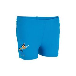 Pielucho-bokserki basenowe dla malucha. Niebieskie bokserki męskie NABAIJI, bez wzorów, z elastanu. Za 39,99 zł.