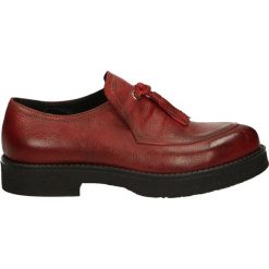 Mokasyny - 556 AIR BORDO. Brązowe mokasyny damskie Venezia, ze skóry. Za 199,00 zł.