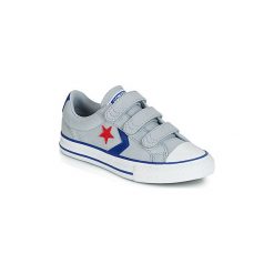 Buty Dziecko Converse STAR PLAYER 3V CANVAS OX. Szare trampki dziewczęce Converse, bez wzorów, retro, bez zapięcia. Za 179,10 zł.