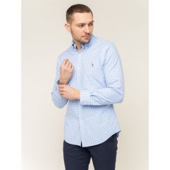 Koszula Polo Ralph Lauren Classics 710781974001. Niebieskie koszule męskie Polo Ralph Lauren, m, bez wzorów, z elastanu, casualowe, polo, bez rękawów. W wyprzedaży za 329,00 zł.