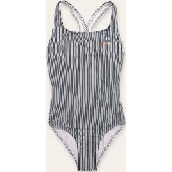 Roxy - Strój kąpielowy dziecięcy 122-176 cm. Niebieskie stroje kąpielowe dziewczęce Roxy, bez wzorów, z elastanu. W wyprzedaży za 119,90 zł.