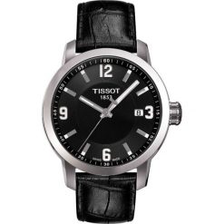 PROMOCJA ZEGAREK TISSOT T-SPORT T055.410.16.057.00. Czarne zegarki męskie marki TISSOT, ze stali. W wyprzedaży za 1205,60 zł.