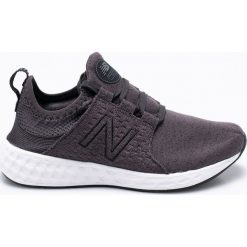 New Balance - Buty WCRUZHB. Szare buty sportowe damskie New Balance, bez wzorów, z gumy, sportowe. W wyprzedaży za 179,90 zł.